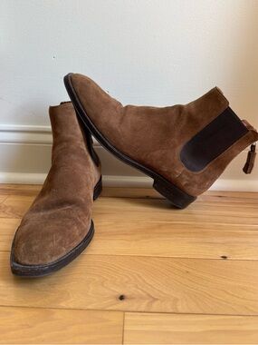 Givenchy Brown Suede Chelsea Boots